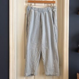 Aerie light blue barrel joggers